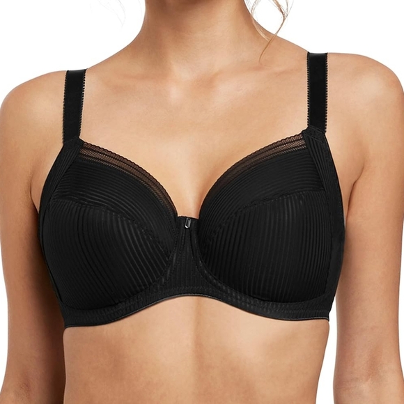 Fantasie Fusion Unlined Underwire Full Cup Side Support Bra Black Size 32J - Picture 6 of 6